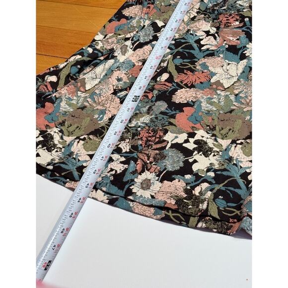 Peruvian Connection Floral Sleeveless Midi Dress Pima Cotton Modal Size Large - Picture 6 of 8